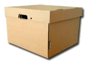 Cajas de cartón para archivo y organización de documentos