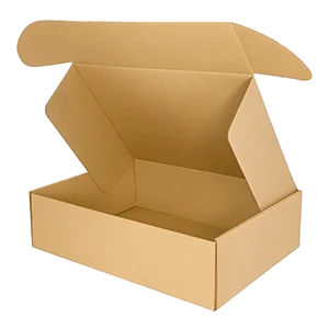 Cajas de cartón microcorrugado autoarmables para e-commerce y delivery